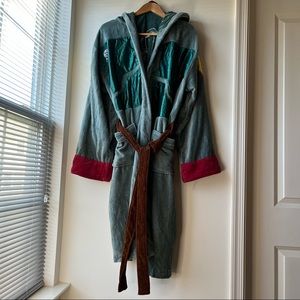 Star Wars Official Licensed Boba Fett Unisex Bathrobe - GUC